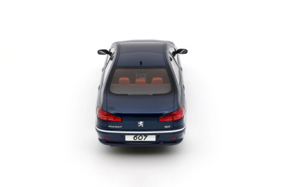 Peugeot 607 3.0 V6 Phase 2 2008 blau Modellauto 1:18 Ottomobile