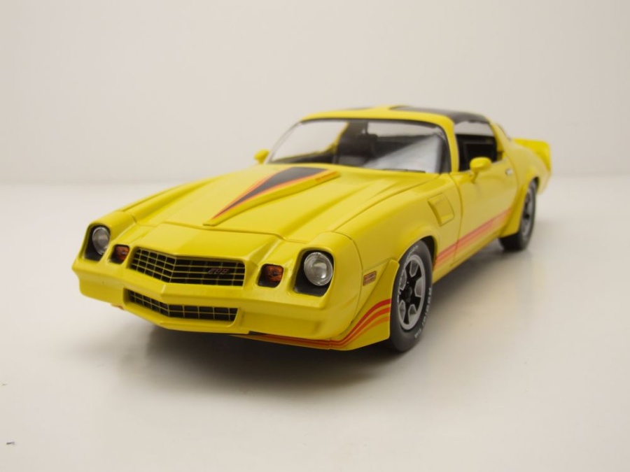 Chevrolet Camaro Z/28 T-Top 1980 gelb Modellauto 1:18 Greenlight Collectibles