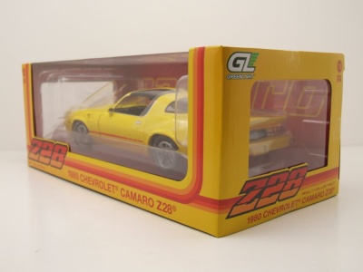 Chevrolet Camaro Z/28 T-Top 1980 gelb Modellauto 1:18 Greenlight Collectibles