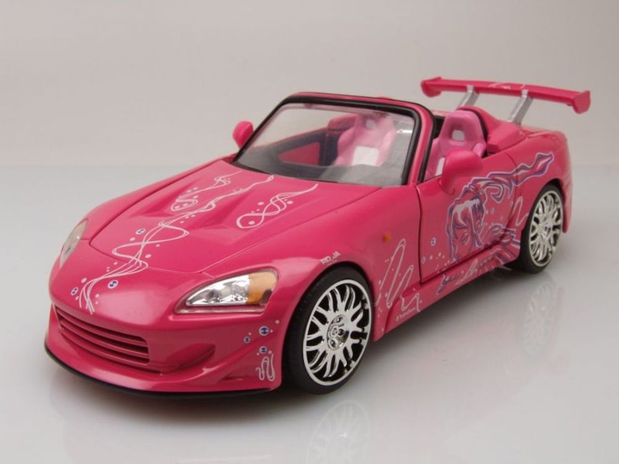 Modellauto Honda S2000 Cabrio 1995 pink Suki Fast & Furious 1:24