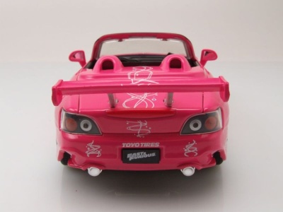 Honda S2000 Cabrio 1995 pink Suki Fast & Furious Modellauto 1:24 Jada Toys