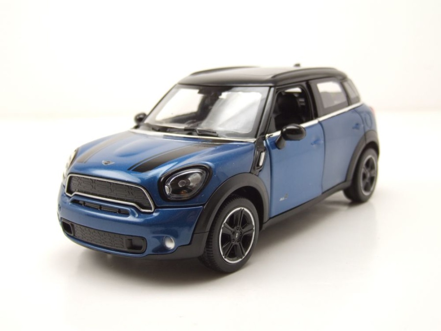 Mini Cooper S Countryman R60 blau Modellauto 1:24 Rastar