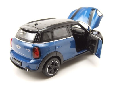Mini Cooper S Countryman R60 blau Modellauto 1:24 Rastar
