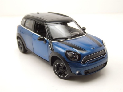 Mini Cooper S Countryman R60 blau Modellauto 1:24 Rastar