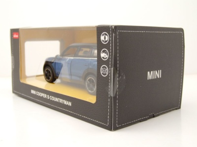 Mini Cooper S Countryman R60 blau Modellauto 1:24 Rastar