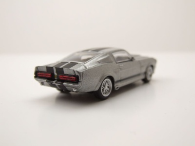 Ford Shelby Mustang GT500 1967 grau metallic Modellauto 1:64 Pop Race