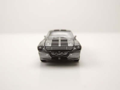 Ford Shelby Mustang GT500 1967 grau metallic Modellauto 1:64 Pop Race