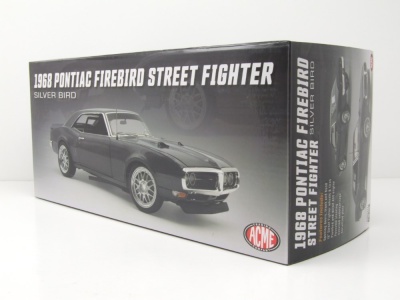 Pontiac Firebird Street Fighter 1968 silber Modellauto 1:18 Acme