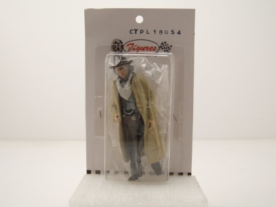 Figur Doc Brown Mantel Hut Zurück in die Zukunft 3 für 1:18 Modelle Cartrix