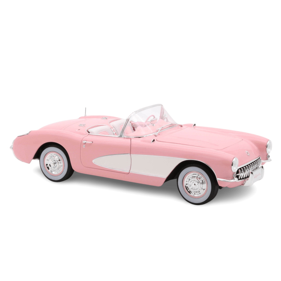 Chevrolet Corvette Convertible C1 1956 pink beige Modellauto 1:18 Norev