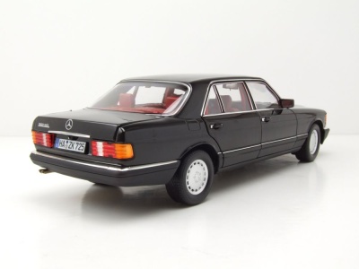 Mercedes 560 SEL S-Klasse W126 1991 schwarz Modellauto...