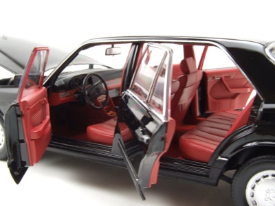 Mercedes 560 SEL S-Klasse W126 1991 schwarz Modellauto 1:18 Norev