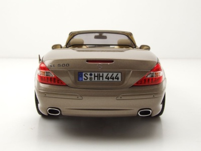 Mercedes SL 500 R230 2003 beige metallic Modellauto 1:18 Norev