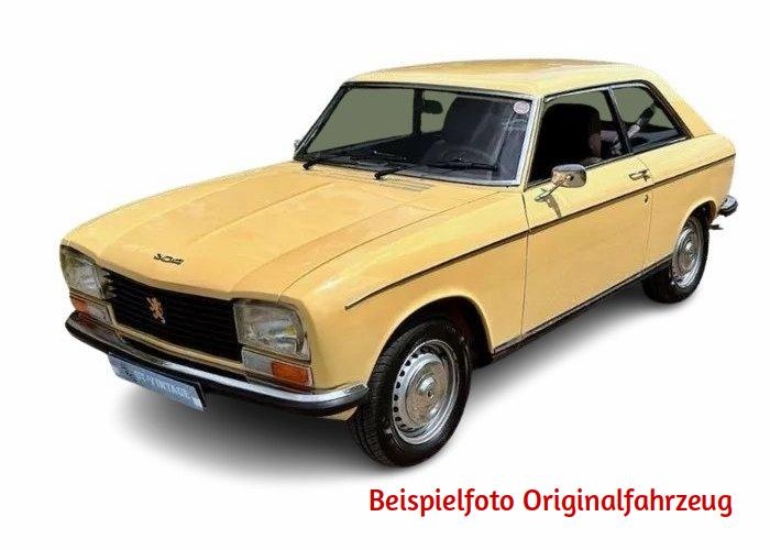 Peugeot 304 Coupe S 1974 gelb Modellauto 1:18 Norev