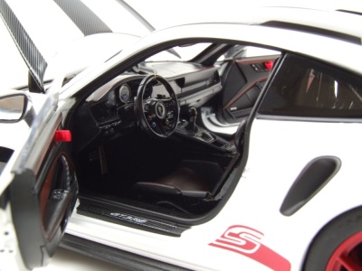 Porsche 911 GT3 RS Weissach Pack 2022 weiß rot Modellauto 1:18 Norev