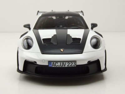 Porsche 911 GT3 RS Weissach Pack 2022 weiß rot Modellauto 1:18 Norev