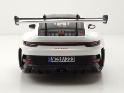 Porsche 911 GT3 RS Weissach Pack 2022 weiß rot Modellauto 1:18 Norev