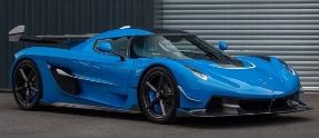Koenigsegg Jesko 2025 blau Modellauto 1:18 GT Spirit
