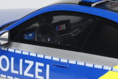 BMW AC Schnitzer ACS2 Sport Polizei 2024 silber blau Modellauto 1:18 GT Spirit