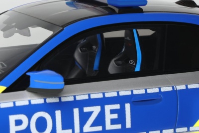 BMW AC Schnitzer ACS2 Sport Polizei 2024 silber blau Modellauto 1:18 GT Spirit