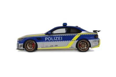BMW AC Schnitzer ACS2 Sport Polizei 2024 silber blau Modellauto 1:18 GT Spirit