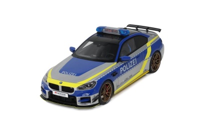 BMW AC Schnitzer ACS2 Sport Polizei 2024 silber blau Modellauto 1:18 GT Spirit
