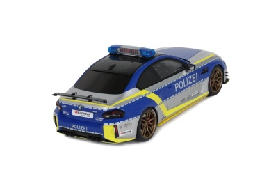 BMW AC Schnitzer ACS2 Sport Polizei 2024 silber blau Modellauto 1:18 GT Spirit