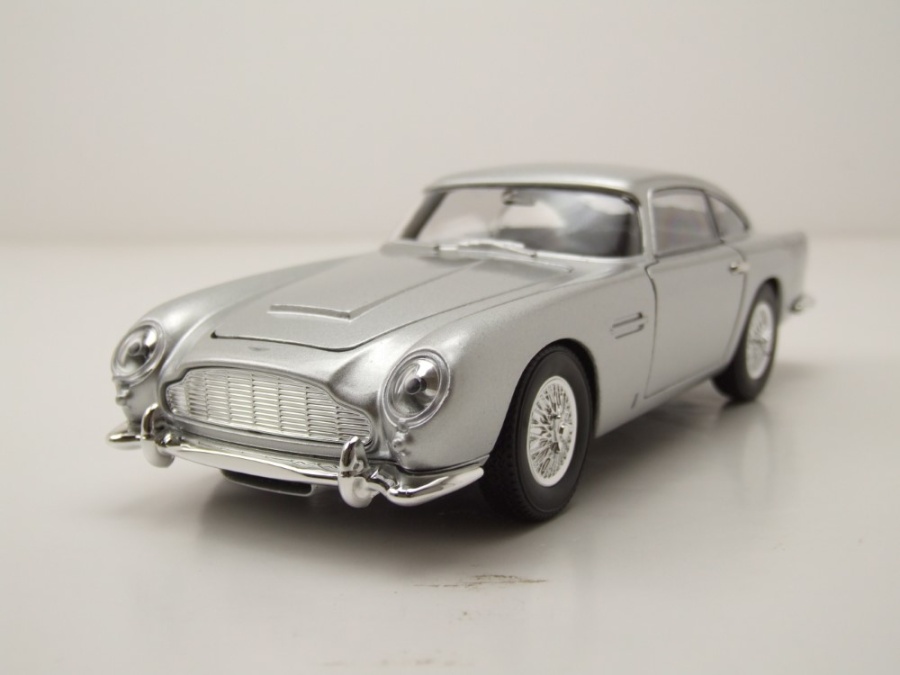 Aston Martin DB5 1964 silber Modellauto 1:24 Welly
