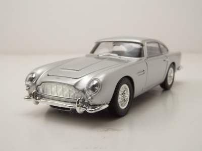 Aston Martin DB5 1964 silber Modellauto 1:24 Welly