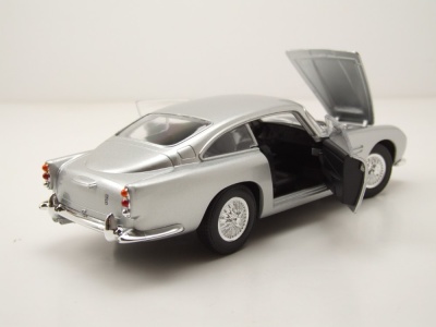 Aston Martin DB5 1964 silber Modellauto 1:24 Welly