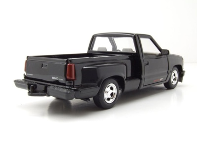 GMC Sierra GT Pick Up 1992 schwarz Modellauto 1:24 Motormax
