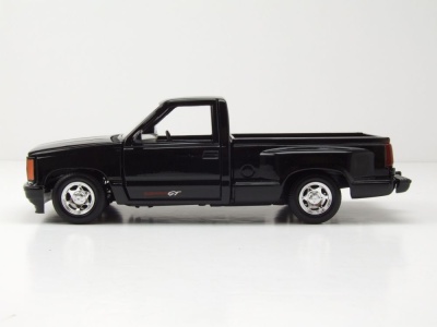 GMC Sierra GT Pick Up 1992 schwarz Modellauto 1:24 Motormax