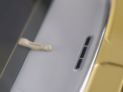 VW Karmann Ghia 1500 Typ 34 1961 gelb schwarz Modellauto 1:18 Norev