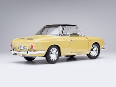 VW Karmann Ghia 1500 Typ 34 1961 gelb schwarz Modellauto...