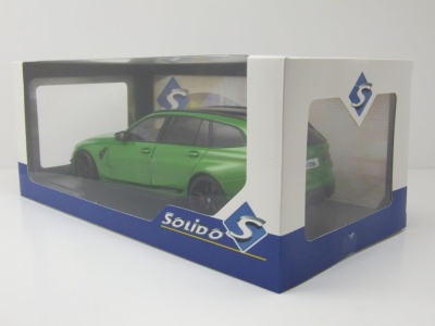 BMW M3 G81 Touring Kombi Performance 2024 grün metallic Modellauto 1:18 Solido