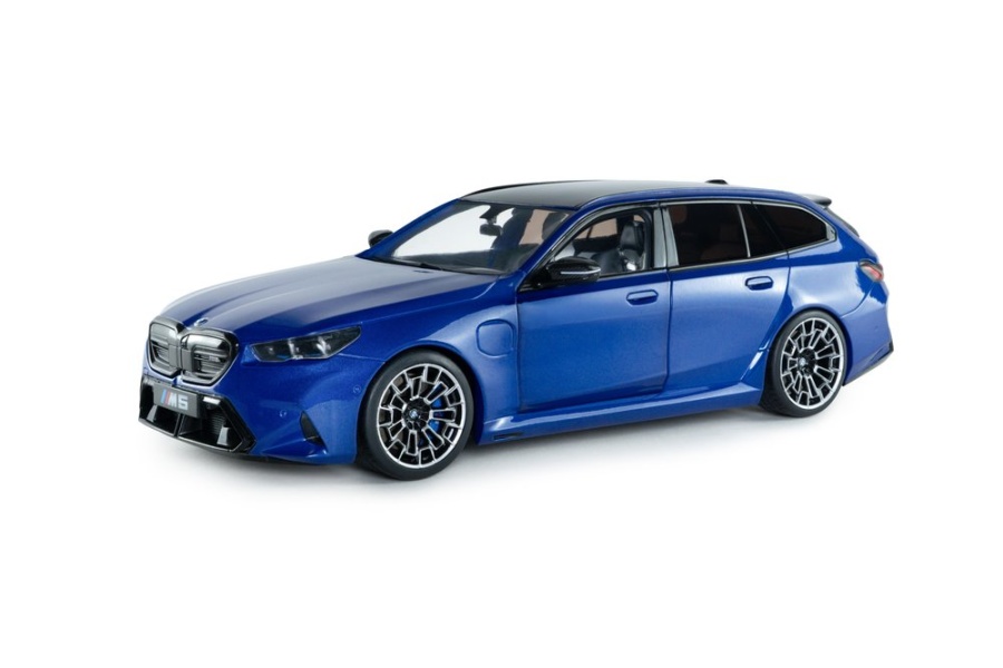 BMW M5 G99 Touring Kombi 2024 blau metallic Modellauto 1:18 Solido