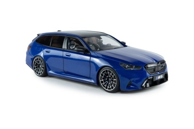 BMW M5 G99 Touring Kombi 2024 blau metallic Modellauto 1:18 Solido