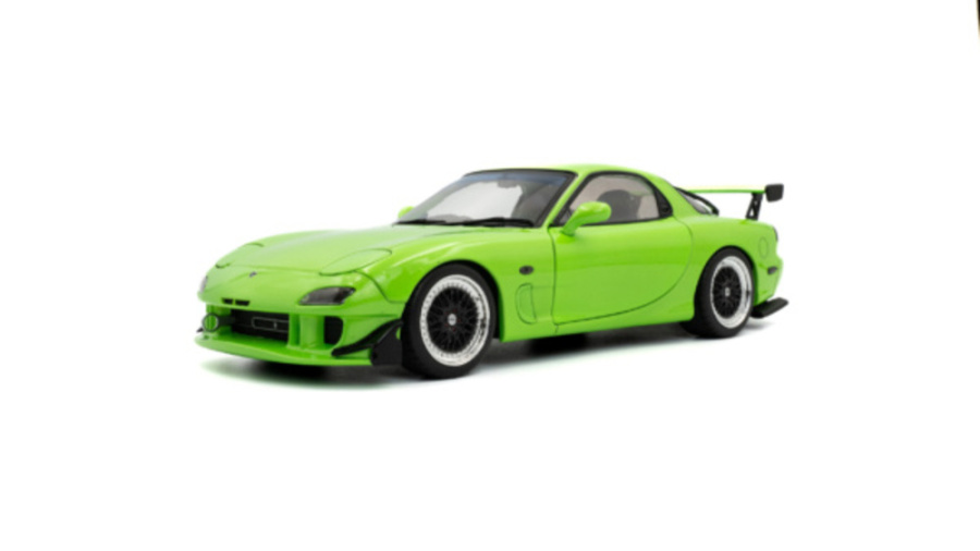Mazda RX-7 FD3RS Solido Works 1999 grün metallic Modellauto 1:18 Solido