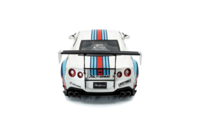 Nissan GT-R R35 Liberty Walk Body Kit 2.0 Martini 2024 weiß Modellauto 1:18 Solido