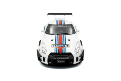 Nissan GT-R R35 Liberty Walk Body Kit 2.0 Martini 2024 weiß Modellauto 1:18 Solido