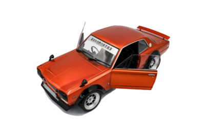 Nissan Skyline C10 Hakosuka Solido Works 1970 orange metallic Modellauto 1:18 Solido