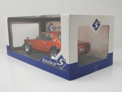 Nissan Skyline C10 Hakosuka Solido Works 1970 orange metallic Modellauto 1:18 Solido