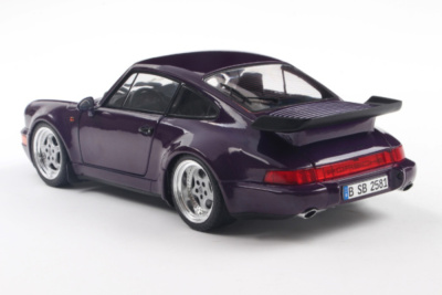 Porsche 911 (964) Turbo 1990 lila metallic Modellauto 1:18 Solido