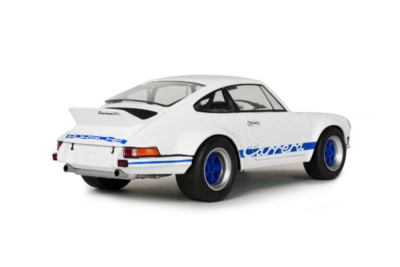 Porsche 911 RSR 1973 weiß blau Modellauto 1:18 Solido