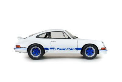 Porsche 911 RSR 1973 weiß blau Modellauto 1:18 Solido