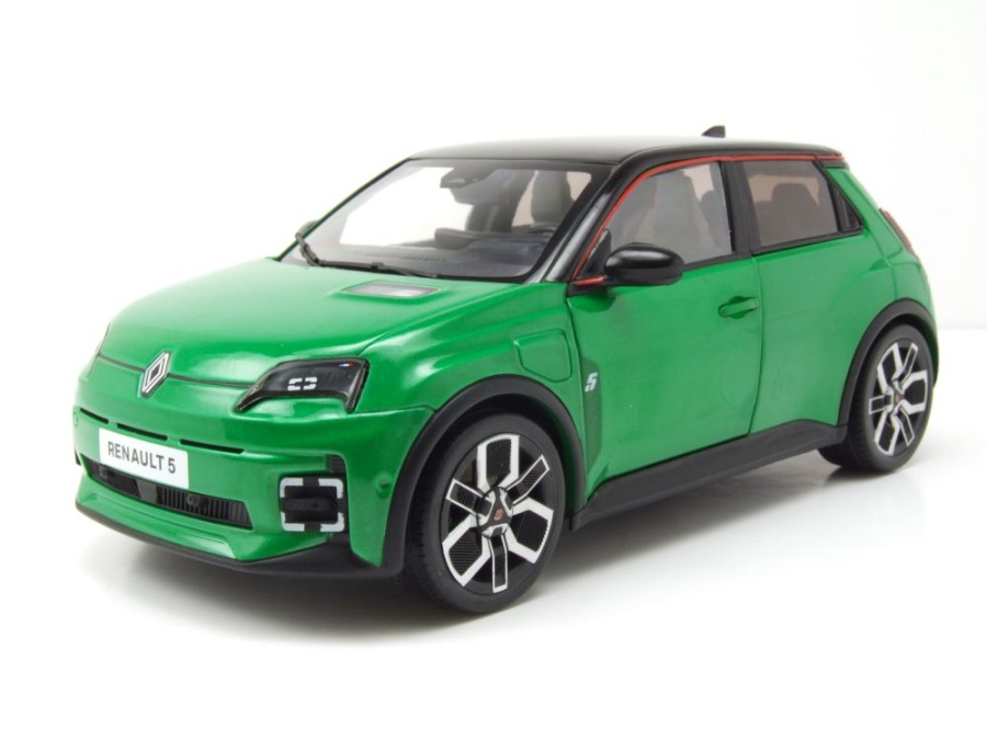 Renault 5 E-TECH 2024 grün metallic Modellauto 1:18 Solido