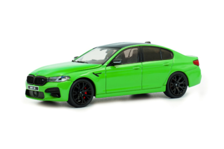 BMW M5 F90 Competition 2022 grün metallic Modellauto 1:43 Solido