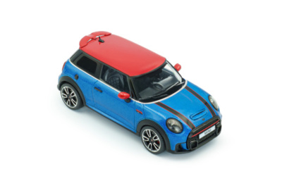 Mini Cooper John Cooper Works 2023 blau metallic Modellauto 1:43 Solido