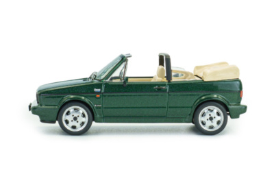 VW Golf 1 Cabrio Classic 1992 dunkelgrün Modellauto 1:43 Solido