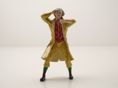Figur Doc Emmett Brown gelb Zurück in die Zukunft...